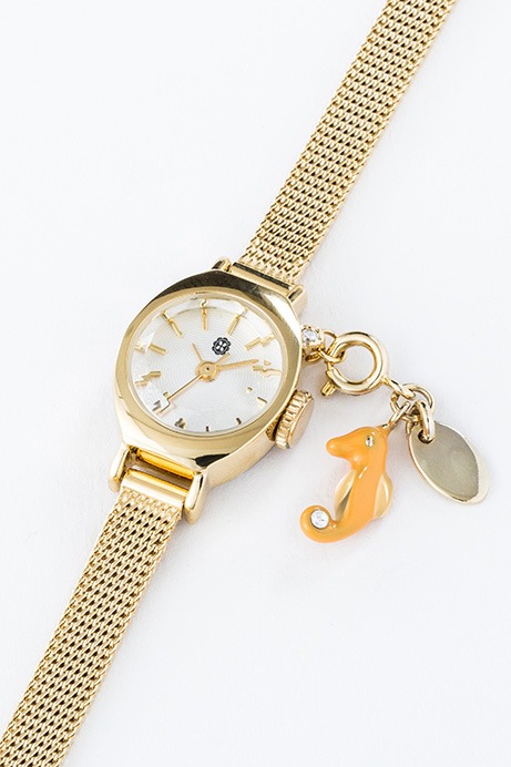 「絆」モデル スイングチャームウォッチ（チャーム：はとり）