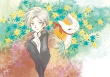 「夏目友人帳」のイラスト。緑川ゆきのサイン会は10月の予定。