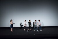 （左から）司会の松澤千晶、伊藤節生、櫻井孝宏、ONE、立川譲。