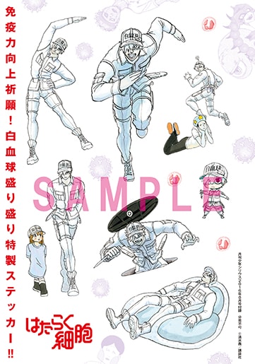 白血球盛り盛りステッカー