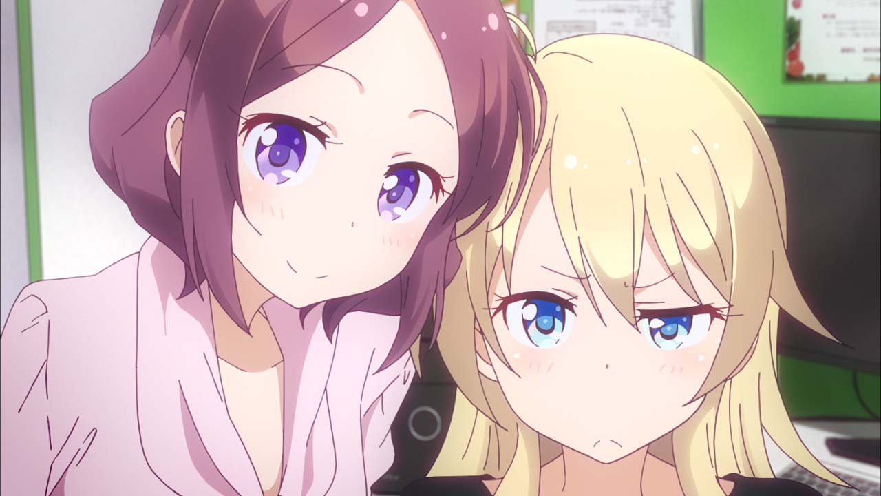 アニメ「NEW GAME!」第1話より。
