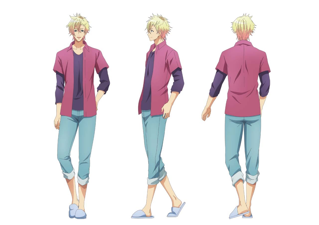 長澤嵐（CV：津田健次郎）のキャラクター設定画。