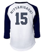 新田東中学校野球部ラグランTシャツ 原田巧Ver.