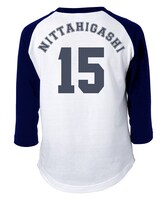 新田東中学校野球部ラグランTシャツ 原田巧Ver.