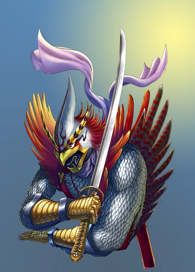 「変身忍者嵐X～カイ～」のカラーカット。