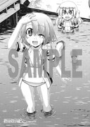 「ろんぐらいだぁす!」7巻をWonderGOO、喜久屋書店、書泉、セブンネットショッピング、マキノサイクル、フォーチュンバイクほかにて購入するともらえる三宅大志描き下ろしペーパー。