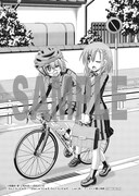 「ろんぐらいだぁす! ~ぱぁしゅうたぁず ろんぐらいだぁす!・じゅにあ~」をアニメイト各店にて購入するともらえる三宅大志描き下ろしペーパー。