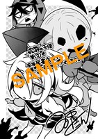 「殺戮の天使」2巻未来屋書店特典の、メッセージペーパー。