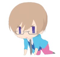 「初恋モンスター」7巻特装版に付属する、消しゴムロケット鉛筆のイラスト。