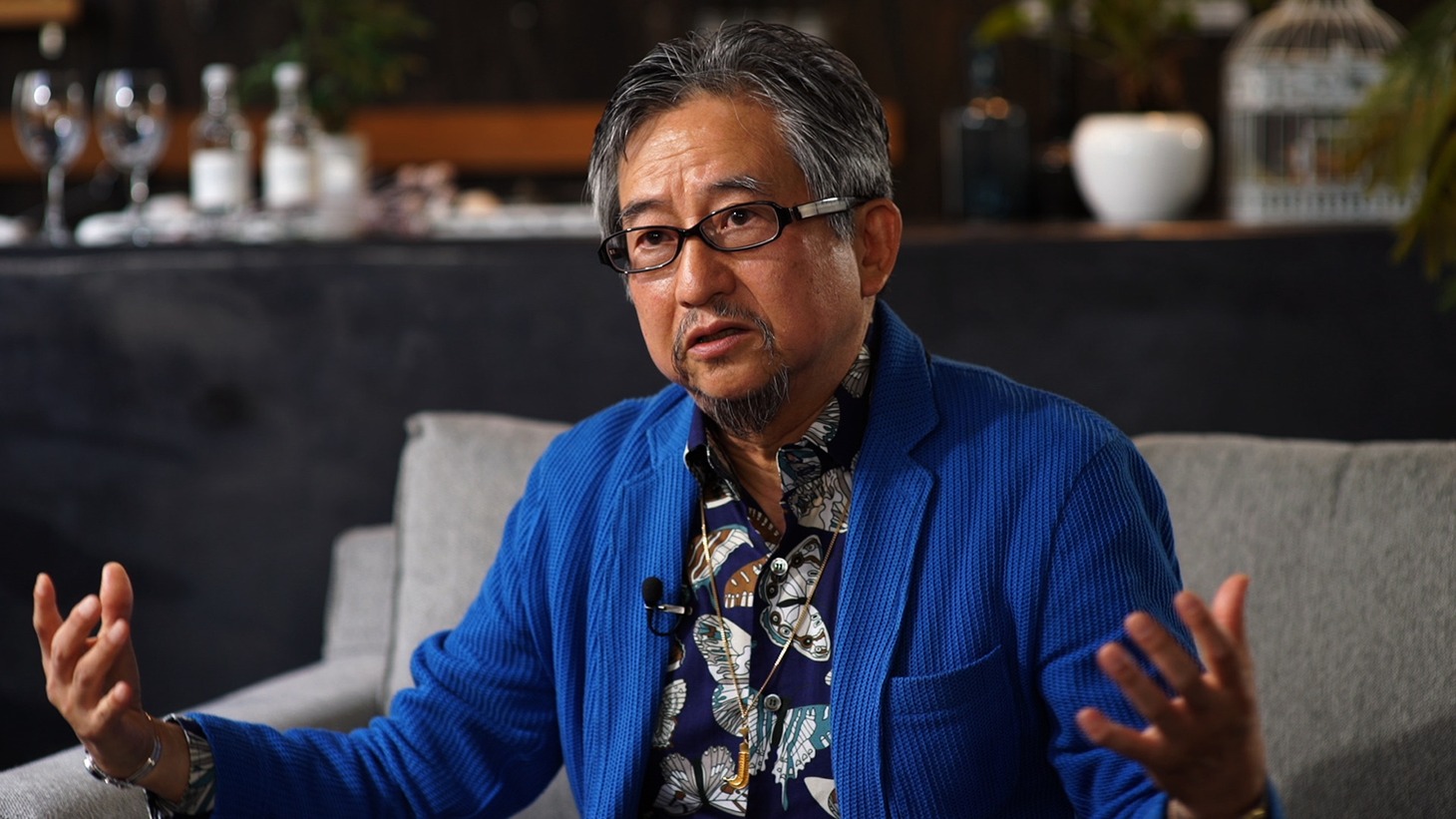 「この映画が観たい」に出演した永井豪。