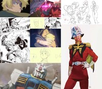 「GUNDAM PRODUCT ART 機動戦士ガンダム THE ORIGIN展」キービジュアル