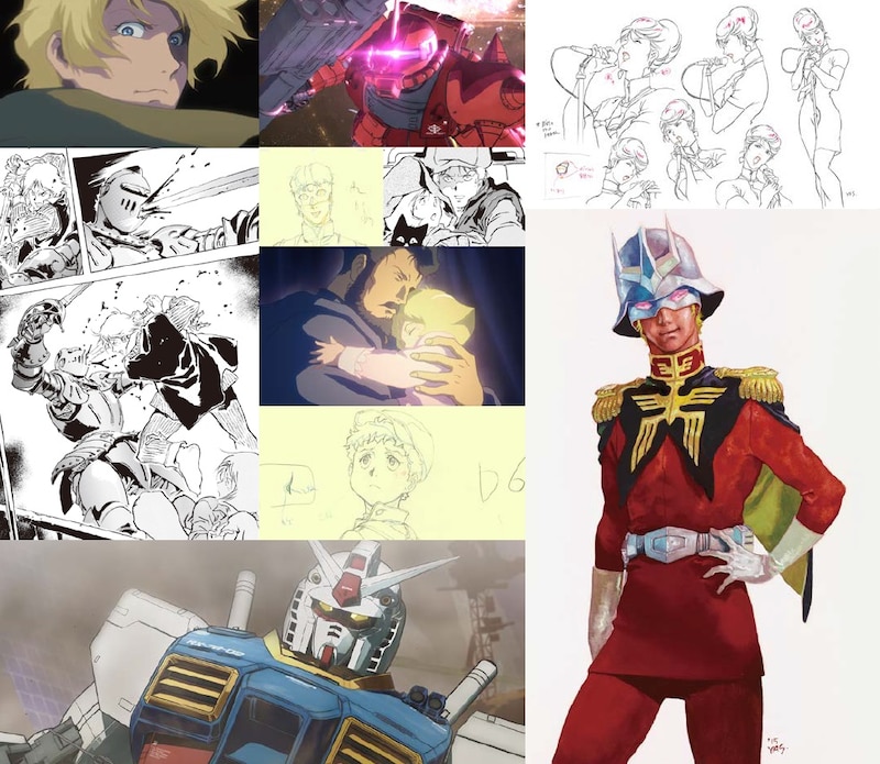 「GUNDAM PRODUCT ART 機動戦士ガンダム THE ORIGIN展」キービジュアル