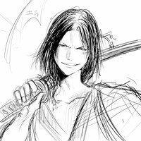 「この剣が月を斬る」土方のカット。