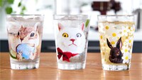 TOBICHI2で行われる展覧会やオンラインショップで発売されるグラス。