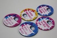 店舗特典の「オトメの主張缶バッジ」全5種類。