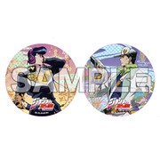 「ジョジョの奇妙な冒険」の関連商品2点を購入するごとにもらえるオリジナルのステッカー。