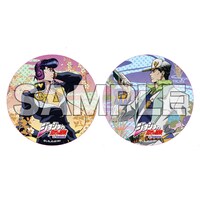 「ジョジョの奇妙な冒険」の関連商品2点を購入するごとにもらえるオリジナルのステッカー。