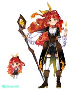 ねこみんとによるマンガ版「私、能力は平均値でって言ったよね！」のレーナ。