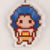 「『弱虫ペダル』ドット絵アクリルキーホルダー チーム2人セット」の手嶋純太。