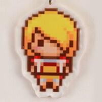 「『弱虫ペダル』ドット絵アクリルキーホルダー チーム2人セット」の青八木一。