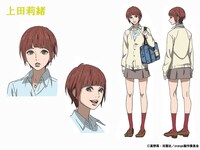 上田莉緒の設定画。