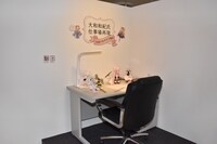 大和の仕事場を再現したコーナー。