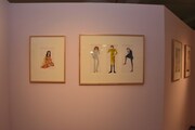 「大和和紀画業50周年記念原画展 in 東武百貨店池袋店」の様子。