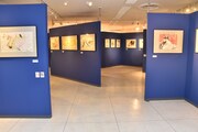 「大和和紀画業50周年記念原画展 in 東武百貨店池袋店」の様子。