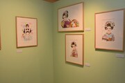 「大和和紀画業50周年記念原画展 in 東武百貨店池袋店」の様子。