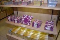 「大和和紀画業50周年記念原画展 in 東武百貨店池袋店」の様子。