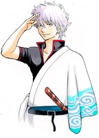 坂田銀時のカラーカット。