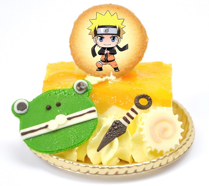 「参上！うずまきナルトケーキ（アップル＆ピーチケーキ）」