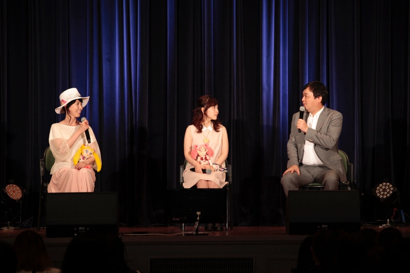 三石琴乃と福圓美里と小佐野文雄。