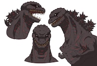 ゴジラのビジュアル。