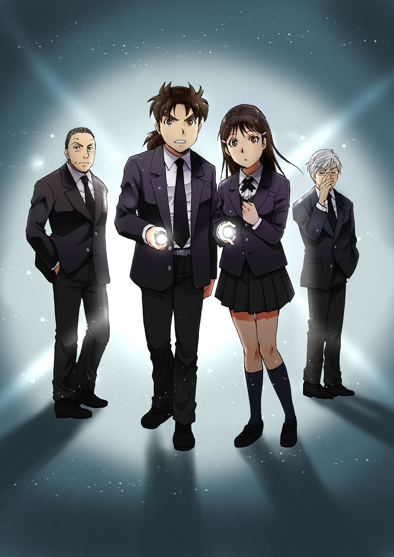 「X-ファイル 2016」と「金田一少年の事件簿R」のコラボイラスト。