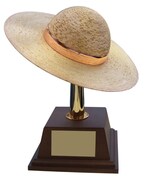 「『ONE PIECE』GOLDEN TOPICS」賞品の、黄金の麦わら帽子。