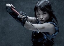 舞台「AZUMI 幕末編」より、川栄李奈演じるあずみ。