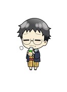 小野田坂道の描き下ろしイラスト。