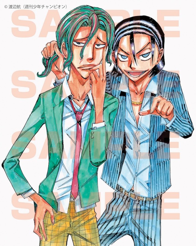 渡辺航描き下ろしによる「弱虫ペダル SCHOOL LIFE」表紙用イラスト。