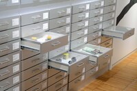 藤子・F・不二雄の仕事道具。 (c)Fujiko-Pro