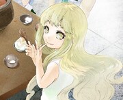 書き下ろし短編「猛暑撃退！ 地獄のクイズ大会」のため川上泰樹が描き下ろした挿絵の一部。全体像は公式サイトでチェックしよう。