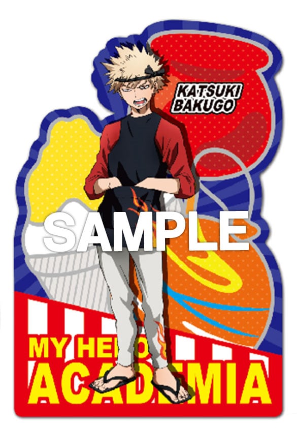 ダイカットポストカード」（爆豪勝己） - 「ヒロアカ」期間限定