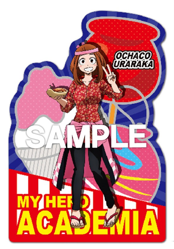 「ダイカットポストカード」（麗日お茶子）