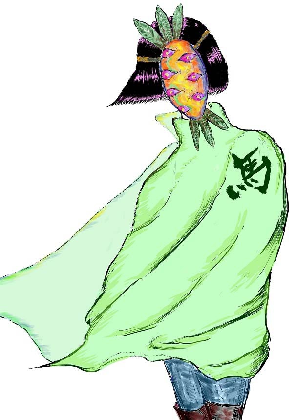 「群馬アイドル神話 馬セブン」のカラーカット。(c)ブーメランパンツ野郎/集英社