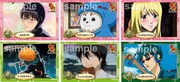「昆虫採集 カブキング」の景品として配布されるステッカー。