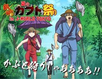「銀魂 夏のカブト祭り in J-WORLD TOKYO」のビジュアル。