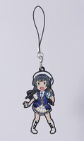 応募者全員サービスに登場した「アイドルマスター ミリオンライブ！」最上静香の特製ラバーストラップ。