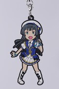 応募者全員サービスに登場した「アイドルマスター ミリオンライブ！」最上静香の特製ラバーストラップ。