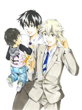 夾竹桃ジン作画、水野光博脚本、小宮純一取材・企画協力による「ちいさいひと 青葉児童相談所物語」カット。