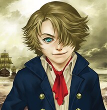 泉福朗原作による皆川亮二「海王ダンテ」カット。